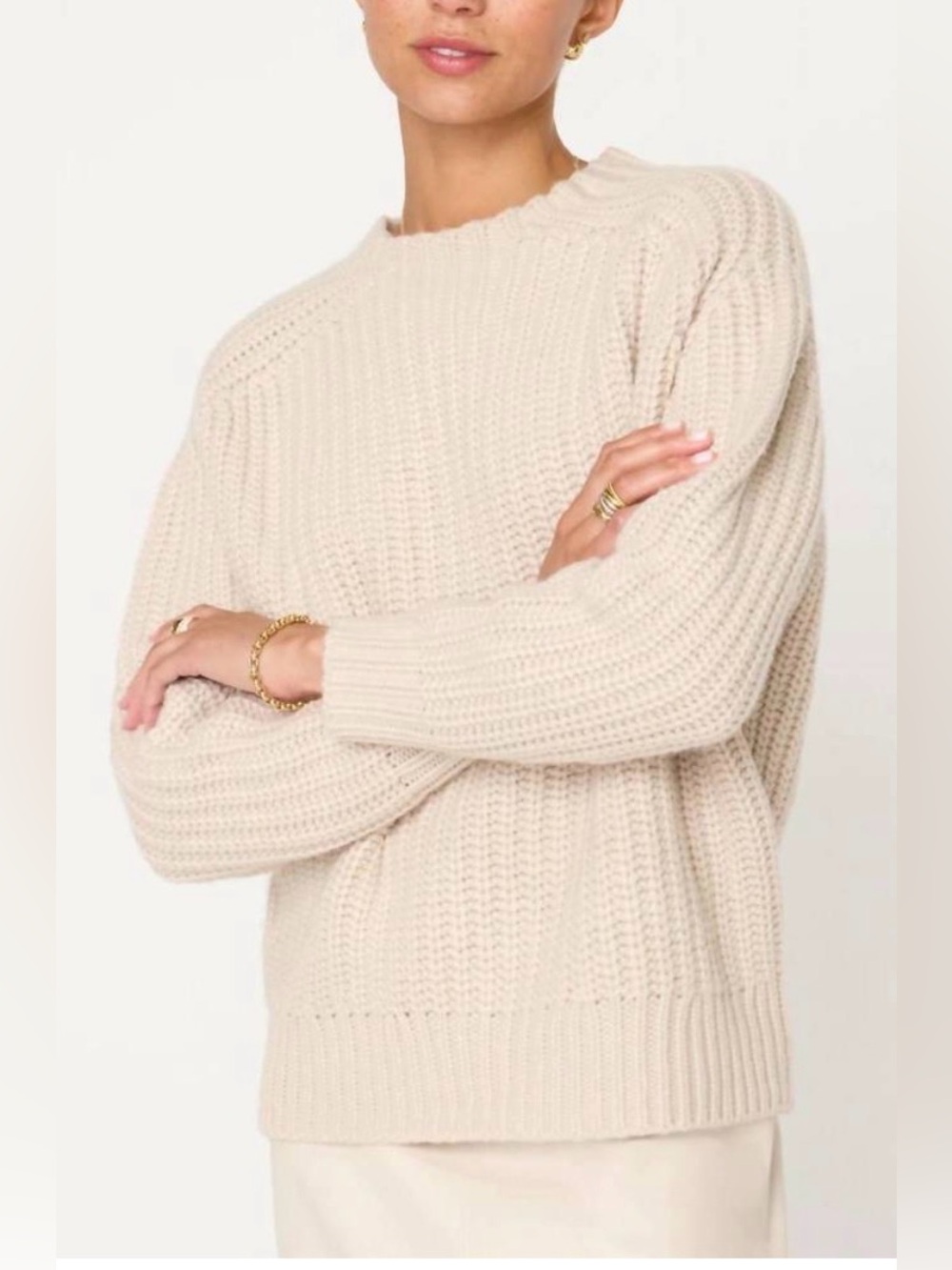 Brochu Walker Beckett Pullover Sweater In Cream